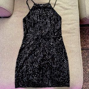 Sequin mini dress